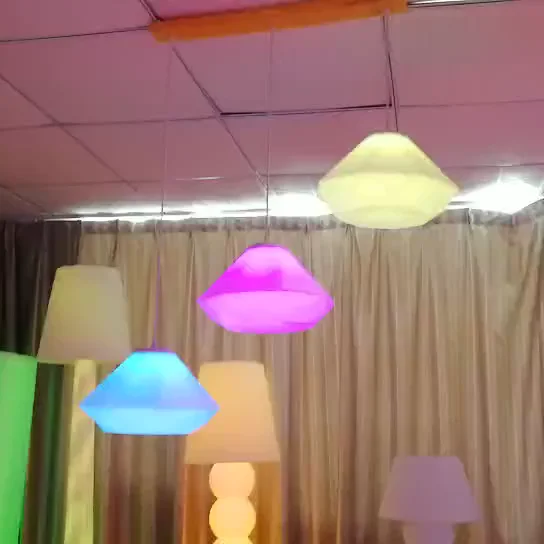 New design modern hot sales led ceiling lamp for home RGB 16 colors changes plastic shape waterpoof high quality