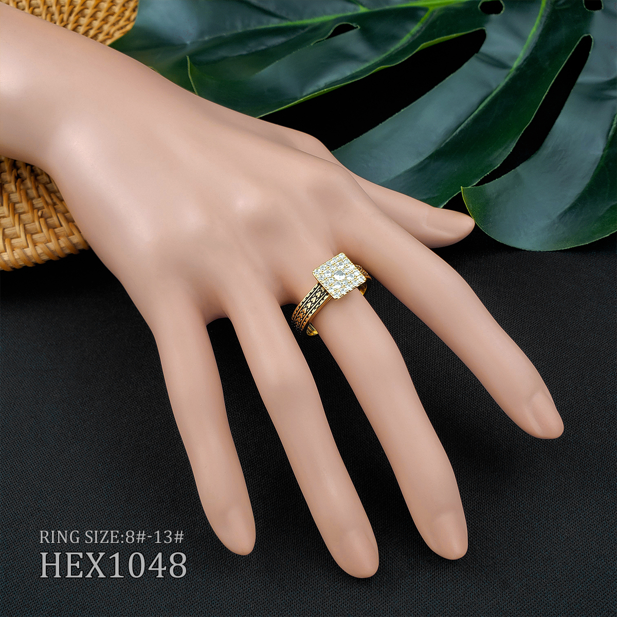 

hawaiian rings with cz ladies lovers ring
