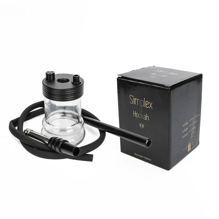 

hookah hose smoking shisha high quality hookah shisha box portable hookah with led light chichamodern import, Many colors