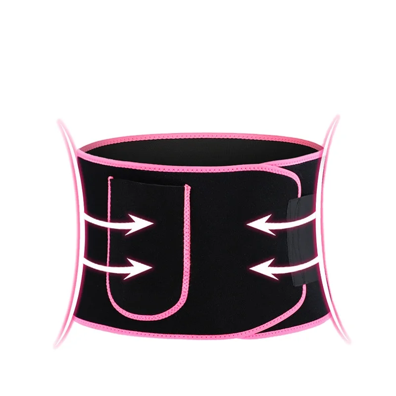 

Sway OK Fabric Embossed Pocket Sports Waist Protection Elastic Binding Exercise Fitness Belt Squat Running