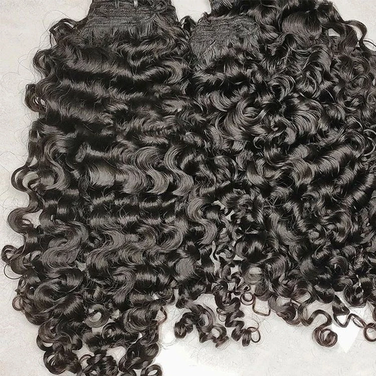 Raw cambodian Burmese curly Vietnamese Raw Unprocessed Virgin human hair cuticle aligned virgin human hair bundles vendor