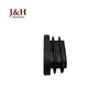 Customized Black Gray White Furniture Chair Feet Blanking End Cap 30*15mm Steel Tube Insert Plastic Oval Pipe Inserts