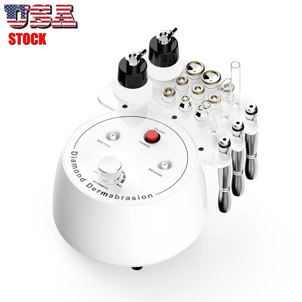 

3 in 1 Diamond Microdermabrasion Beauty Machine Vacuum Suction Tool Water Spray Facial Face Exfoliate Skin Peeling machine