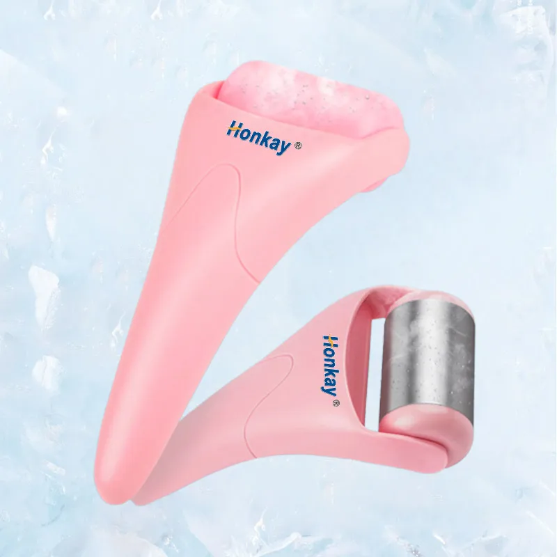 New Design Ice Cooling Facial Massage Skin Roller Wholesale Custom Ice Roller for Face Eye Body Care Skin Cooling Eye Puffiness