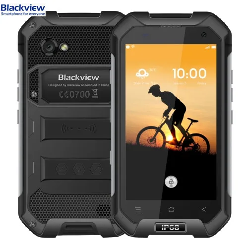 

In Stock Original Blackview BV6000 cellular 3GB+32GB mobile phone 4500mAh Battery telephone 4.7 inch Android 7.0 Smartphone