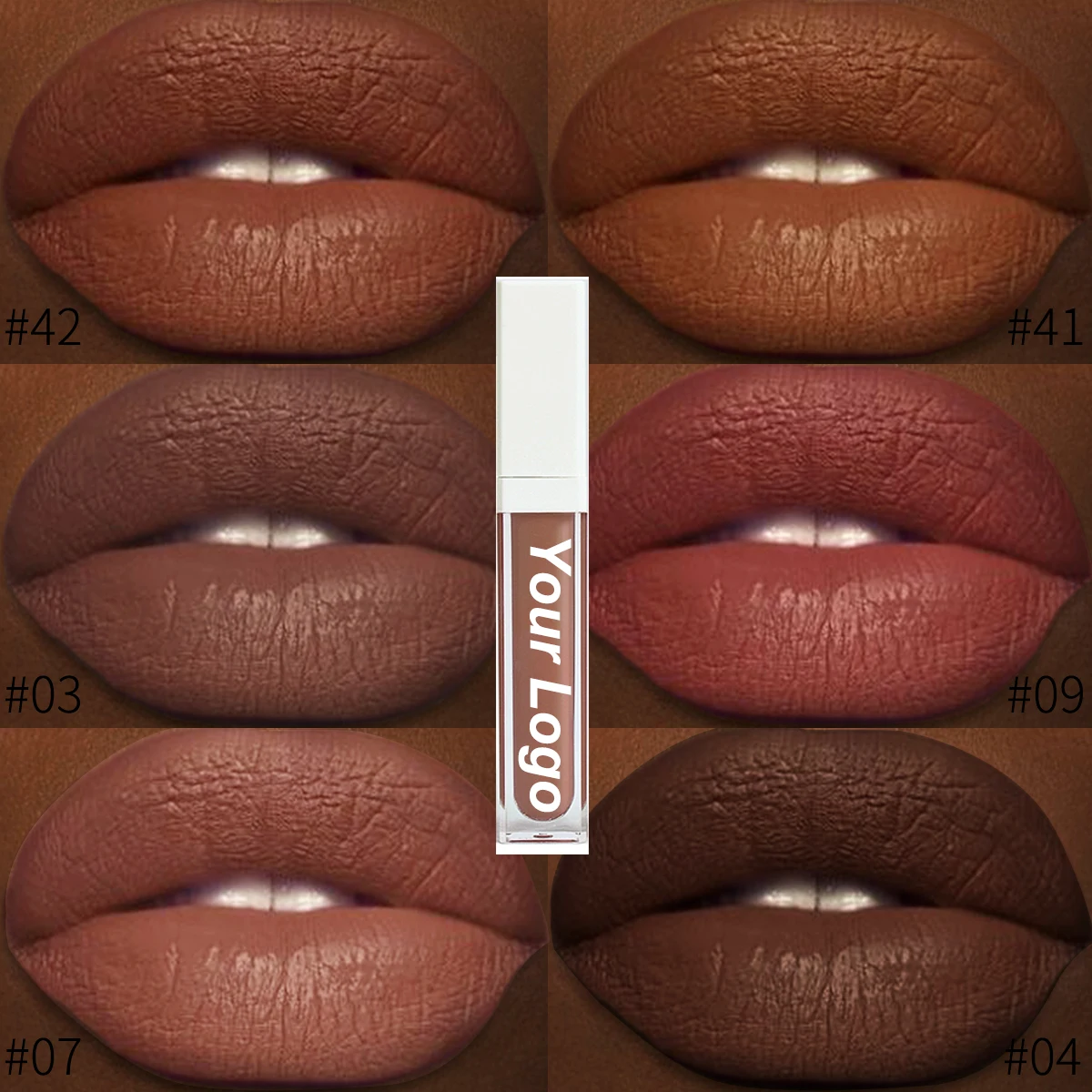 

Custom logo private label lip stick set tube container matte liquid lipstick