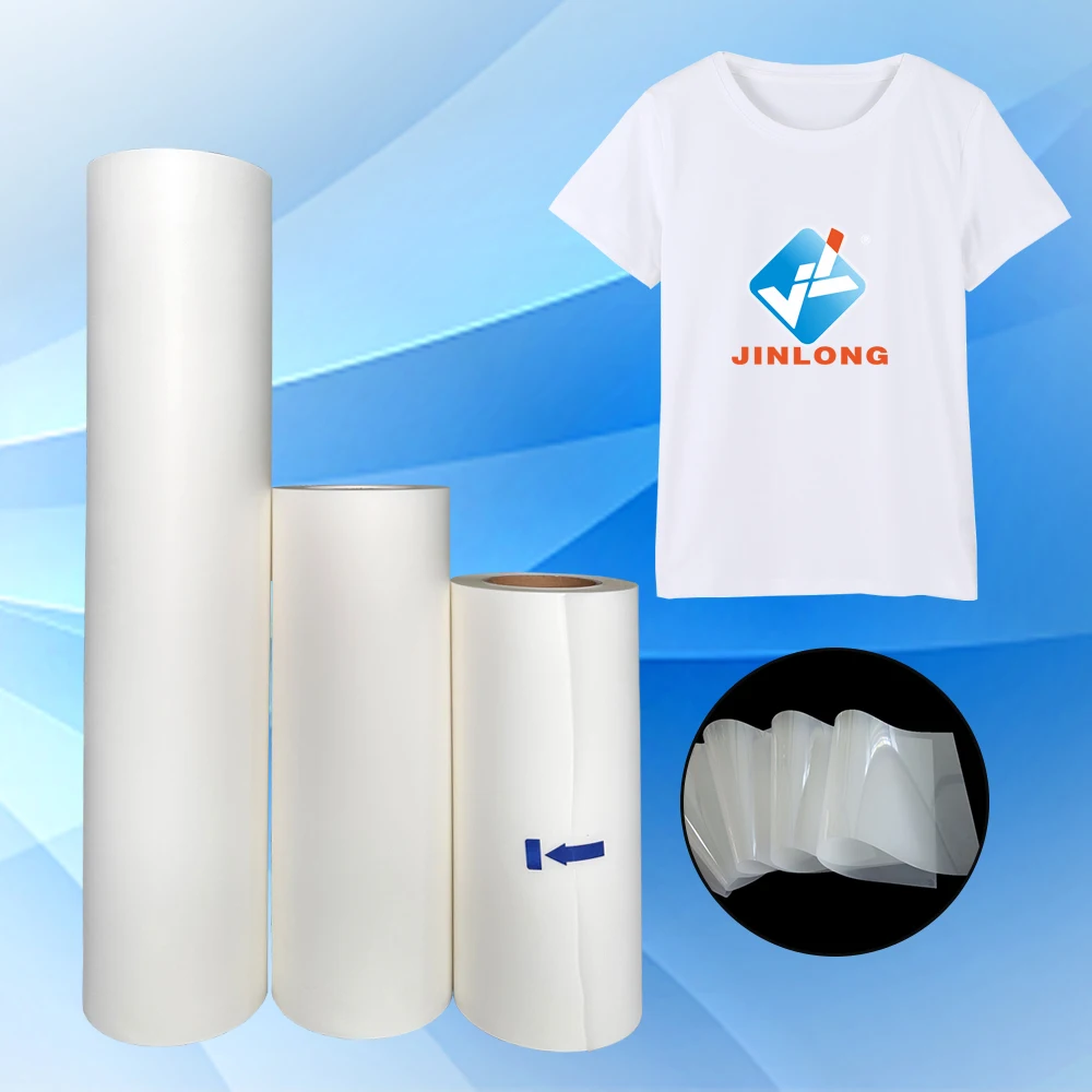 Best Quality Dtf Pet Films Roll for Dtf Clothing Printing Hot/cold Peel 75U Thickness 30cm 33cm 60cm PET Release Film
