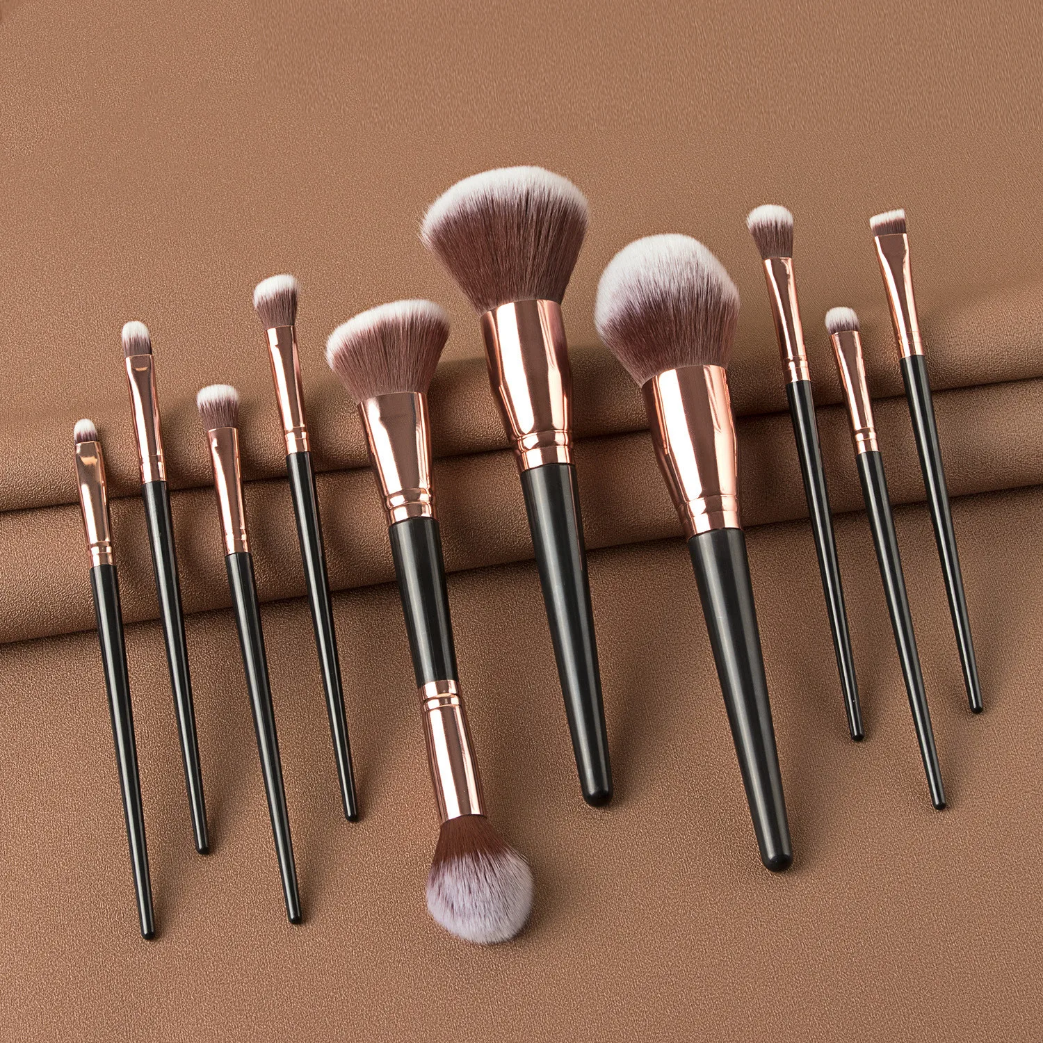 

2021 Eye Cosmetic Makeup Brush Set 10 pcs Eyeshadow vegan brushes makeup brush set, As show