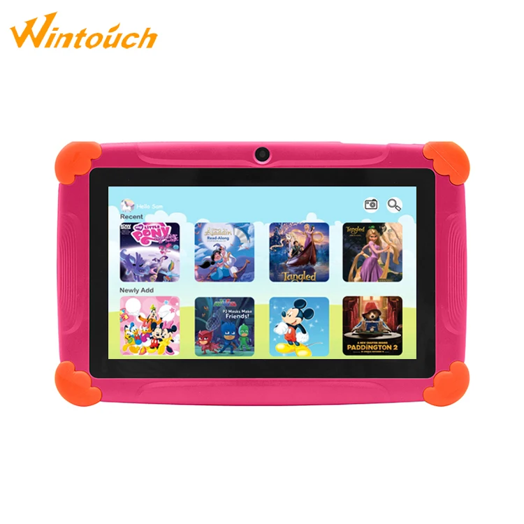 

New kids tablet oem android tablet 7 inch cheap 4GB wintouch tablet pc for children, White pink black red orange yellow purple