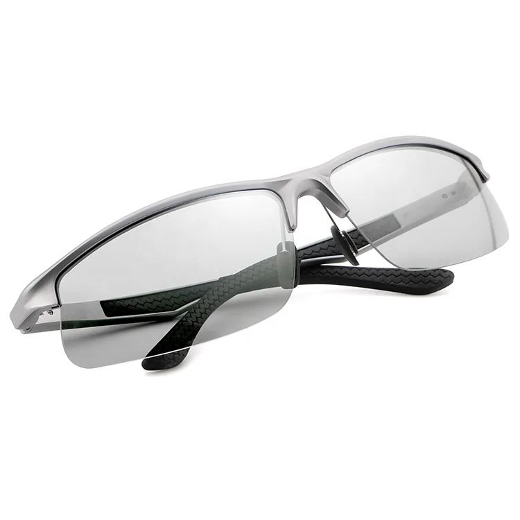 

Custom Anti Glare Uv400 Changing Color Sun Glasses Mens Cool Day And Night Polarized Photochromic Sunglasses