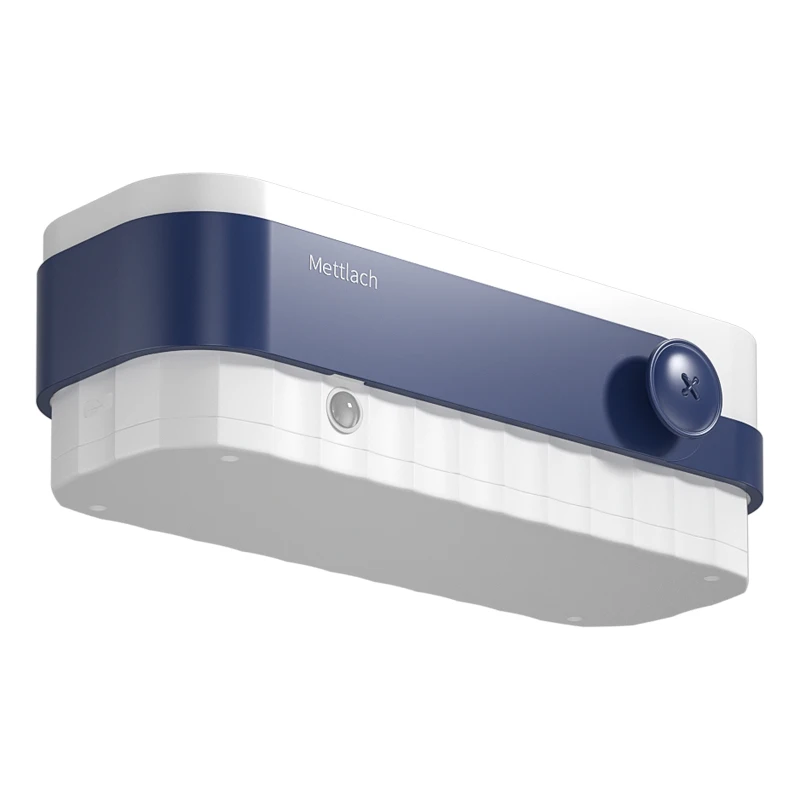 

Amazon wholesale Induction lamp Modern nordic decoration bathroom rectangle plastic hanging wall shelf