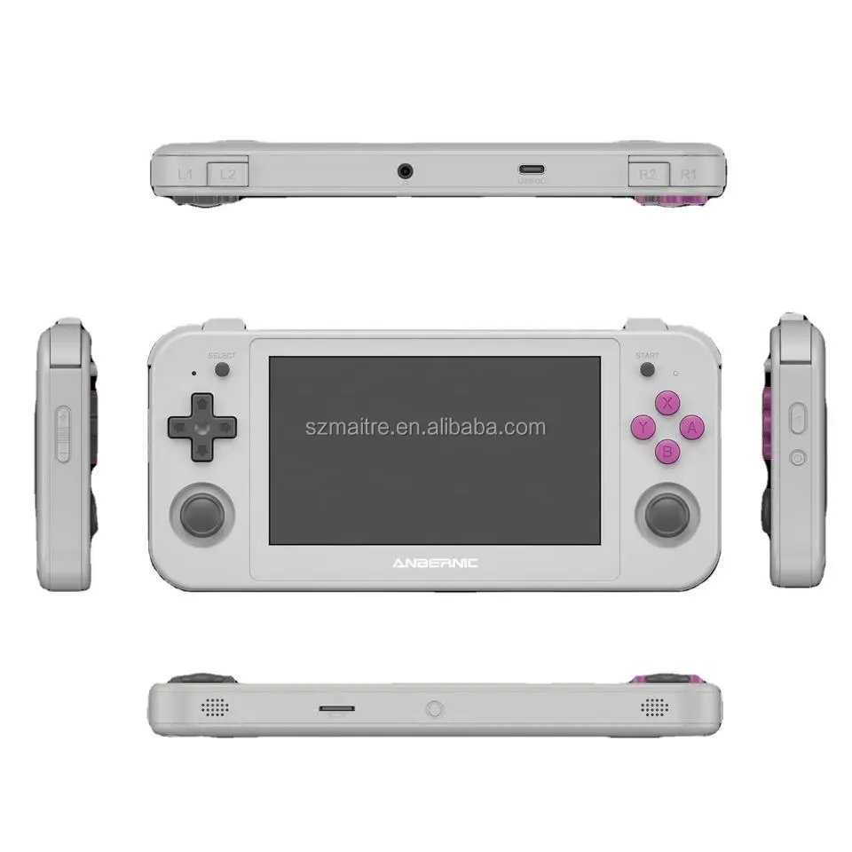 

New Anbernic Rg505 Handheld Game Console Android 12 System 5000mAh Polymer Batteries T618 Touch Control 4.95-inch Oled