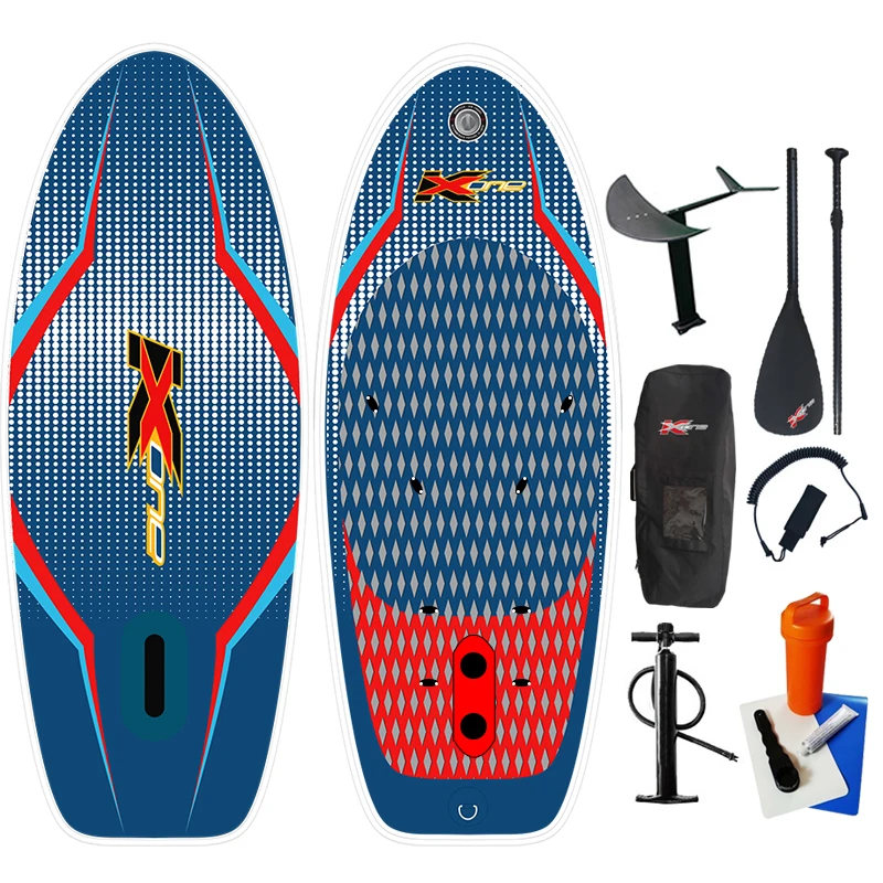 

Zebec Kxone High quality Wing Surf wind foil hydrofoil kitesurf kiteboarding sup paddle board with kite, Customized color