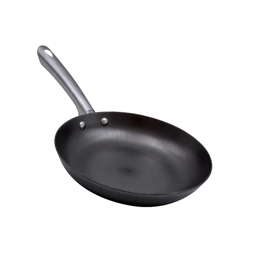 

High Quality Heavy Duty Cast Iron Non-stick Frying Pan With Stainless Steel Handle