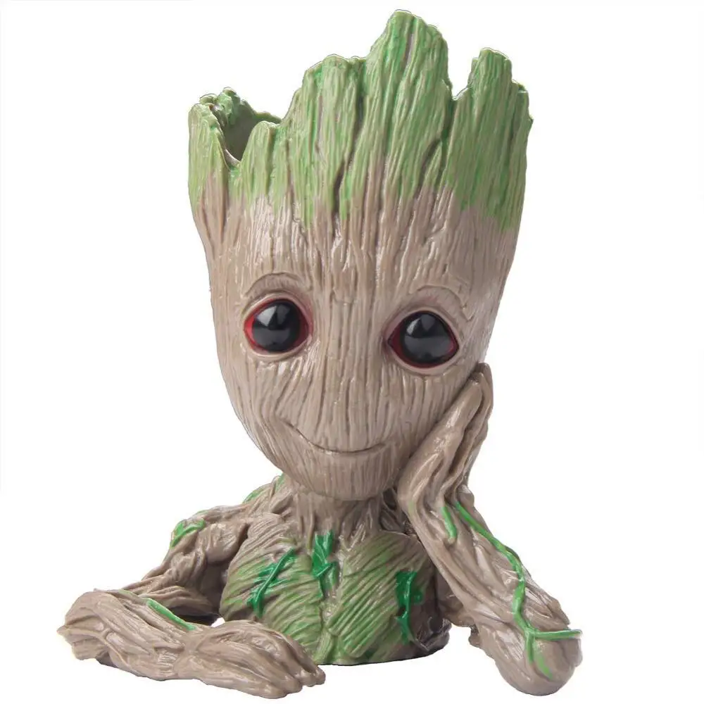 

Flowerpot Treeman Baby Groot Succulent Planter Cute Green Plants Flower Pot, Can be customized