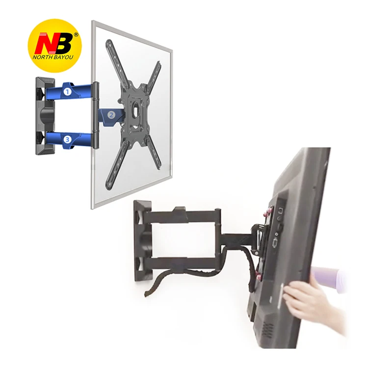 

north bayou nb p4 Universal Vesa TV Bracket Wall Mount TV Stand for Most 32-55 Inch TVs