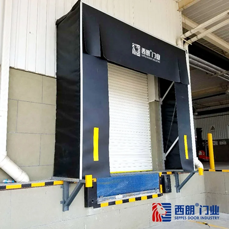 
warehouse dock shelter mechanical dock seal for cargo 