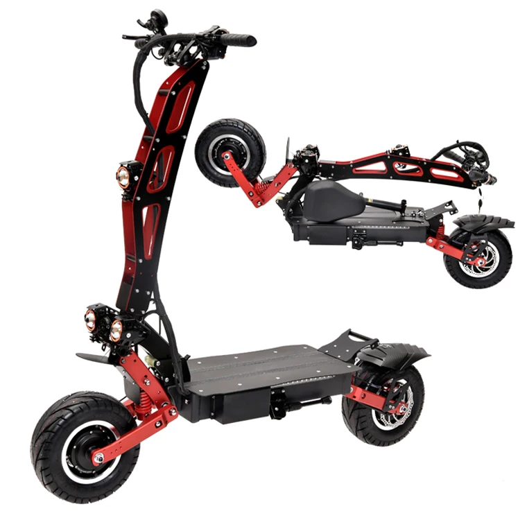 

High Speed Two Wheel 6000W 60V 25ah 50km 13 inch electric scooter