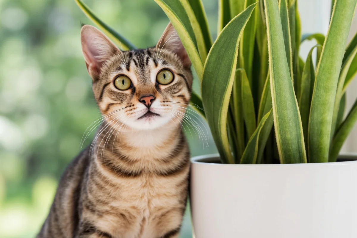 are snake plants safe for cats