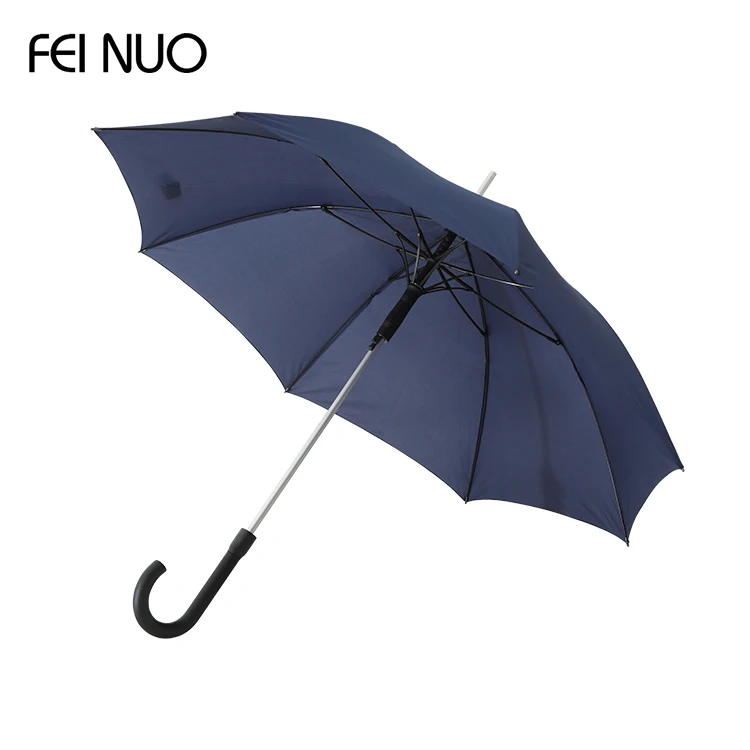 

2021 High quality business manual windproof straight UV Golf Umbrella with J handle