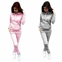 

fashion new hot selling women's sexy two pieces clothing long sleeved sportswear suit tracksuit