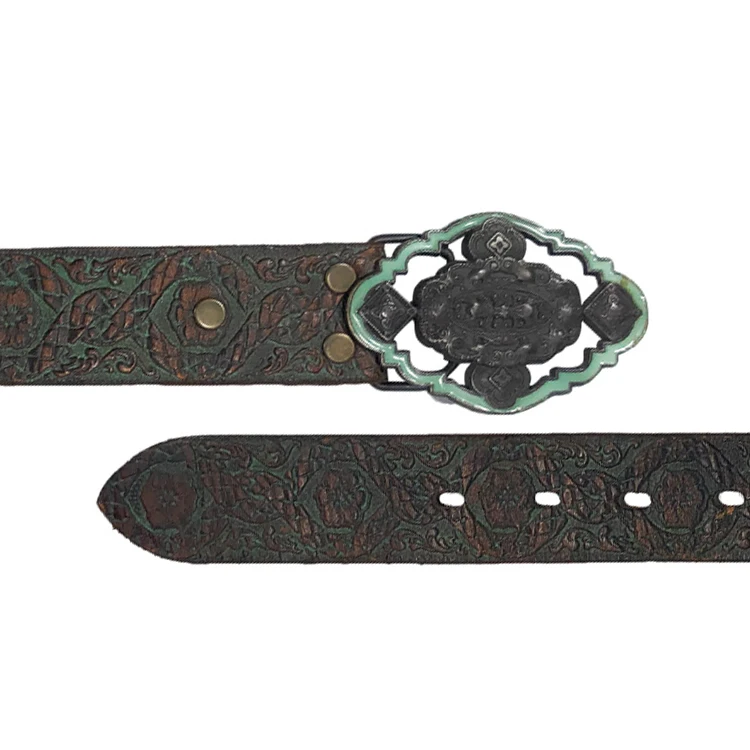 custom tooled leather belts