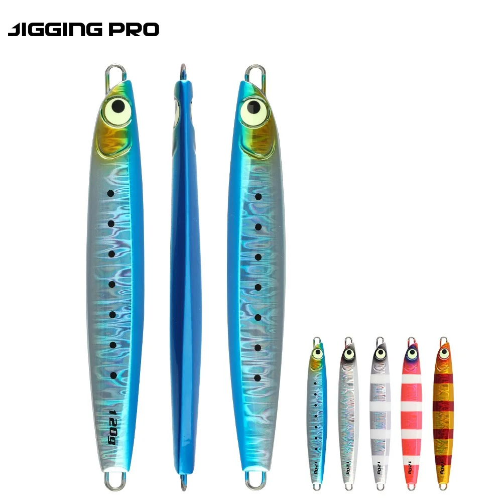 

Jigging Pro Lead Metal Jig 120g 160g Luminous Saltwater Vertical Pesca Fishing Bait Leurre De Peche Jigging Lure