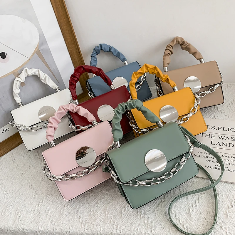

2021 summer new single-shoulder handbags all-match women messenger bag small fragrance fashion girls bag, 8 colors