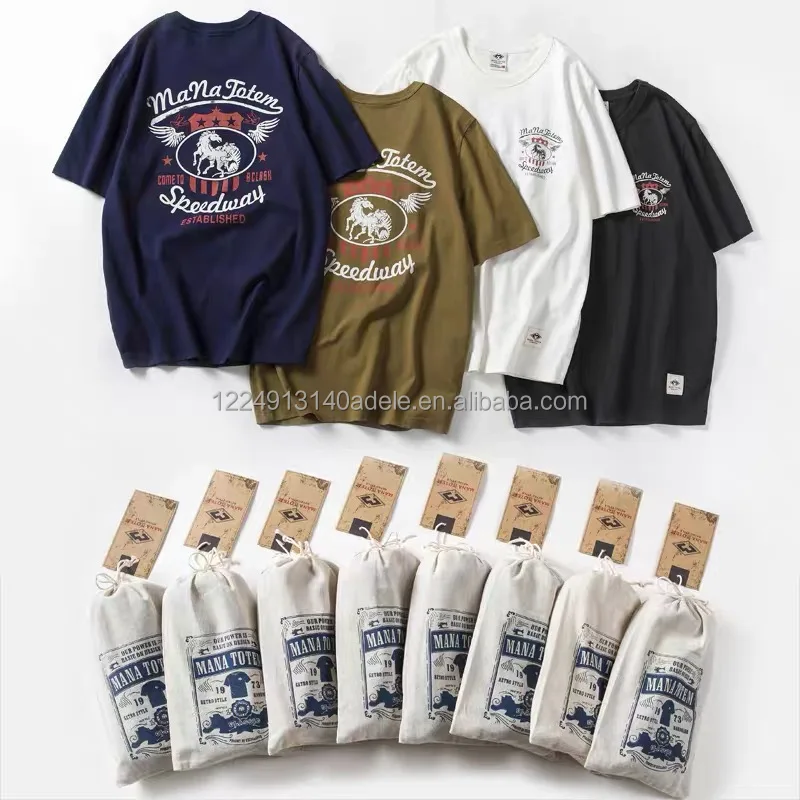 

Factory Wholesale Men's T-shirts High Quality Custom Plus Size T-shirt Summer Men's Short-sleeve Crewneck Cotton T-shirt for men