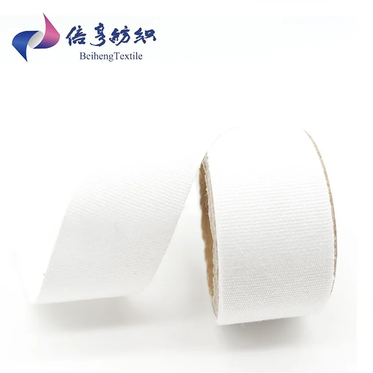 

Wholesale Custom White Cotton Taffeta Ribbon 25MM Wide