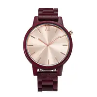 

Hot Selling Fashion Simple Wine Red Watch for Men and Women