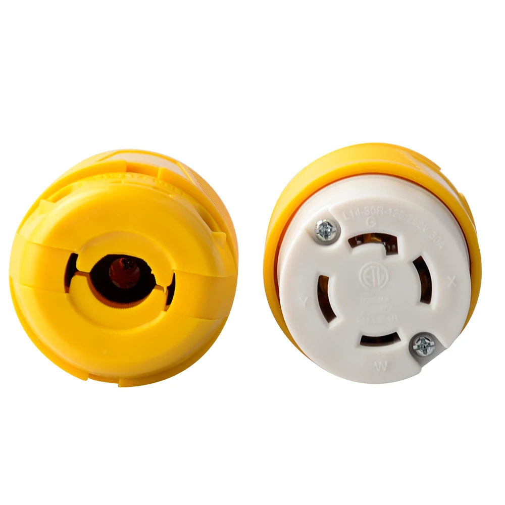 J426 Rv Power Inlet 15a 125volt Nema 515p Straight Blade Power Inlet