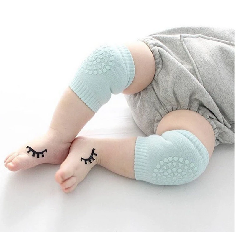 

Baby Cotton Knee Pads Babies Leggings Warmers Support Protector Children's glue point non-slip crawling knee pads, 6colors