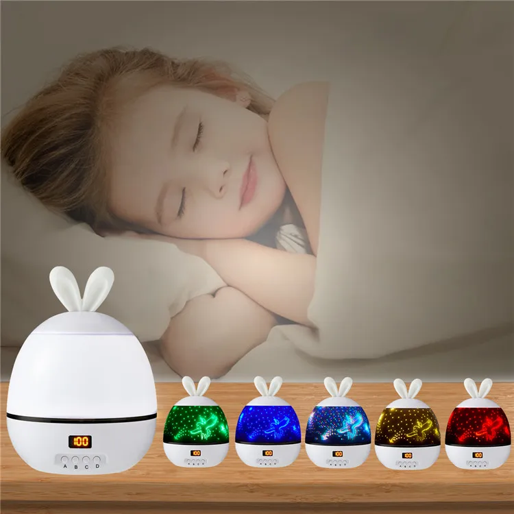 led night light projector