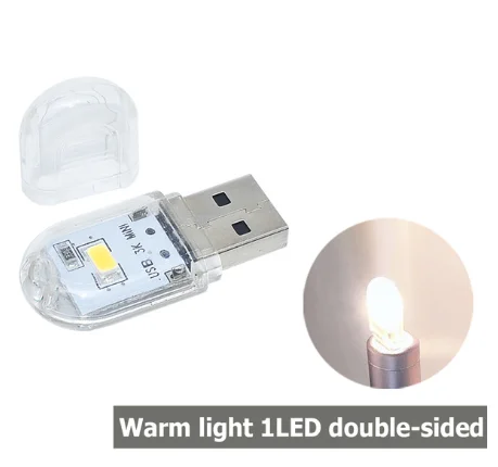 

USB LED Book Lights 2-24LEDS SMD 5630 5730 LED Bulb 5V Power Input 5000-6500K Warm White 3000-3500K USB