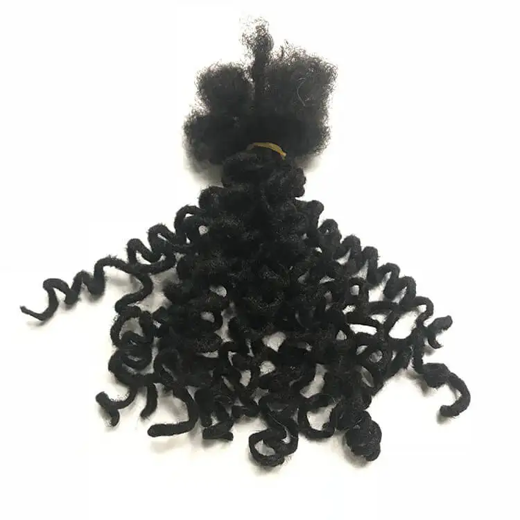 

HOHO dreads NEW product hot selling on ins brazilian hair bundle , afro kinky deep curly human hair goddess locs