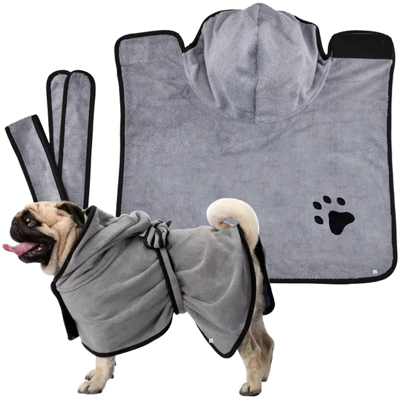 

COLLABOR English Spring Spaniel Towel Pet Carbon Wholesale Dog Quick-drying Towel Pet Campack Towel, 6 pcs different color or customized