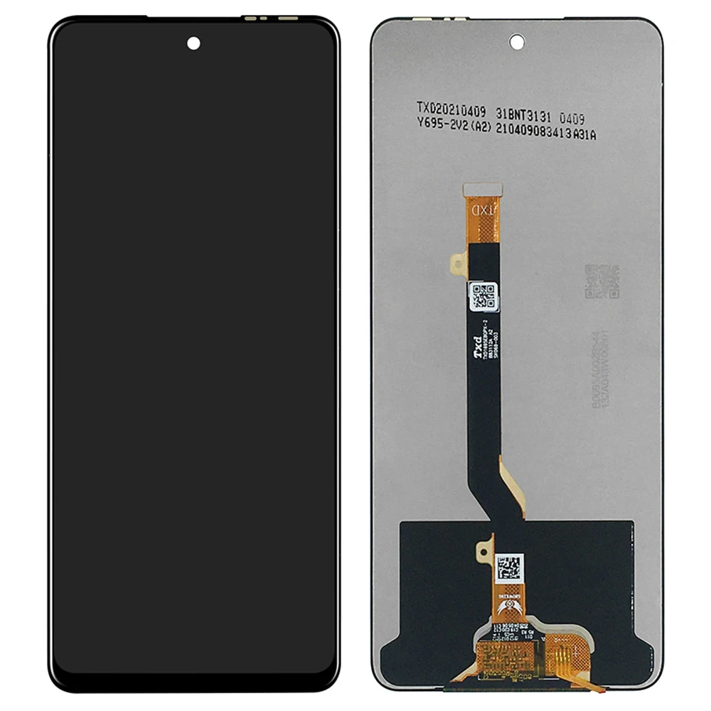 

High Quality LCD Mobile Phone Screen and Digitizer Assembly Replacement for Tecno Camon 17 Pro CG8, Black