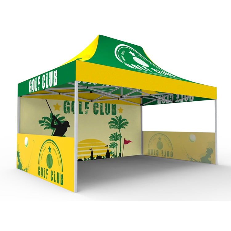 

Free design Custom Outdoor Event 10*15ft Folding Printed Gazebo Canopy Tent for Trade Show, Color printing cmyk
