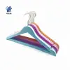 Factory sales white delicate colored coat wooden hanger hooks