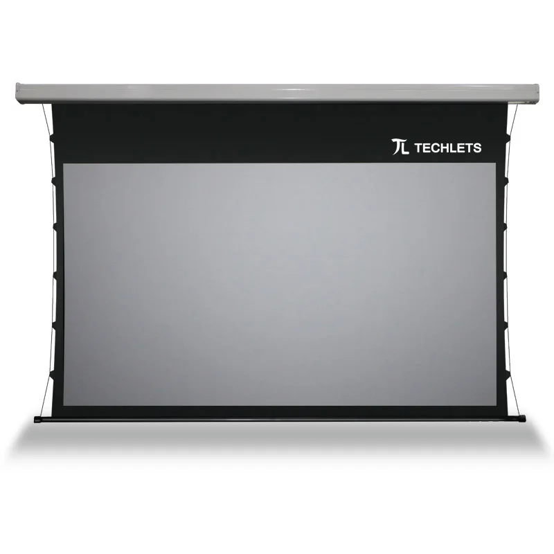 

Migo 4K Black diamond crystal ambiet light screen fabric Tab-tensioned Motorized Projector Screen, Dark grey