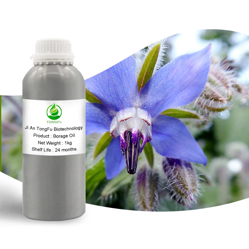 

100% Pure Borage oil Cold Pressed Natural Organic Borage Seed Oil For Skincare Hair Care