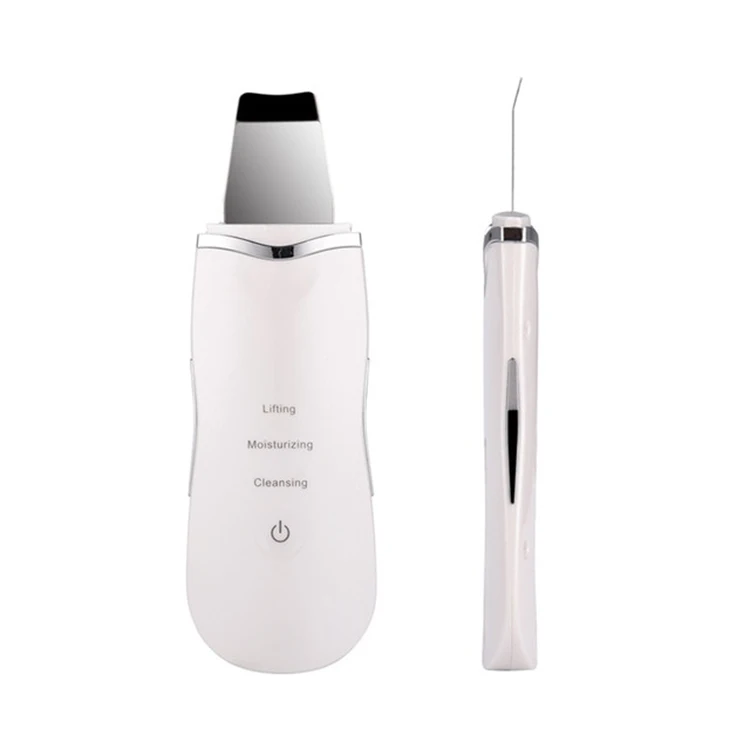 
CE RoHS Approved Dry Skin Face Deep Cleaning Shovel Ultrasonic Facial Scrubber 