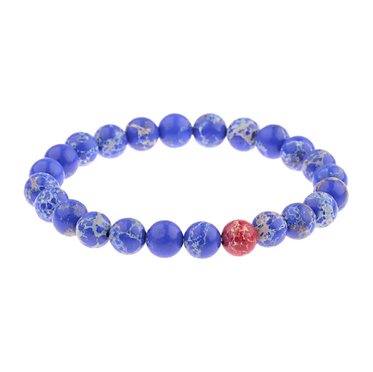 

Wholesale nice price fashion Natural Black hand beads bracelets Agate chip stone bracelet