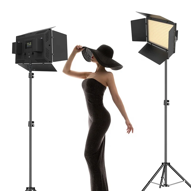 

High quality panel fill light remote control photography studio lighting equipment soft fill skypanel with tripod stand