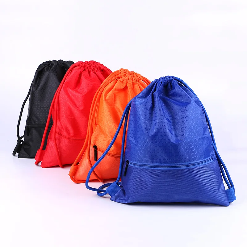 

Wholesale Cheap Custom Waterproof 210d Polyester Drawstring Bags Sports Backpack Shoe Gift Bag With Logo, Customized color