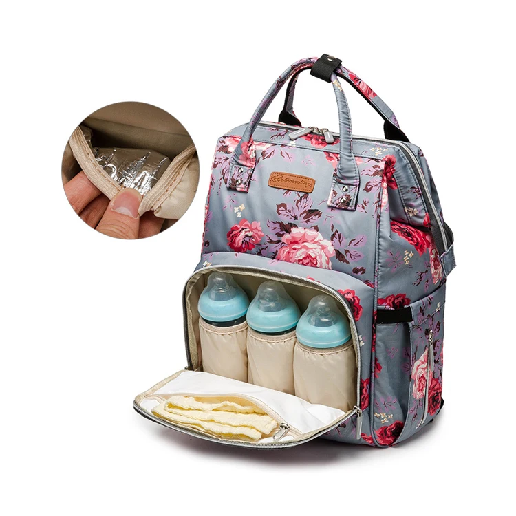 

hot selling high quality wholesale China Manufacturer usb backpack diaper bag, As per picture