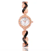 

Creative new women fashion trend leaf bracelet quartz wrist watch, luxury ladies woman watch