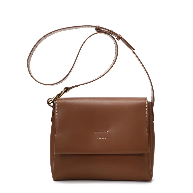 

New 2022 Women Real Leather Luxury Handbag Brand Fashion Shoulder Crossbody Bag Ladies Designer Classic Purse Handbag, Black, coffee