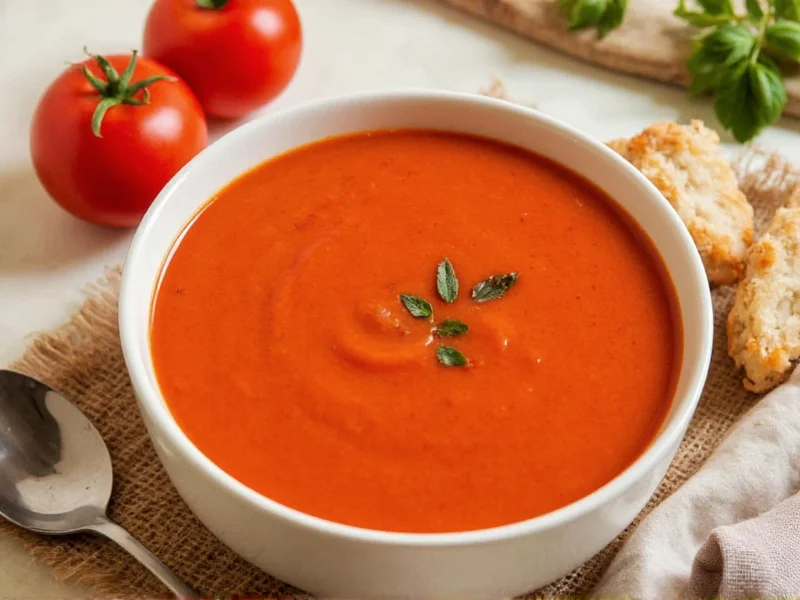 Easy Tomato Soup Recipe with Tomato Sauce